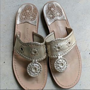 Jack Rogers Platinum Sandals